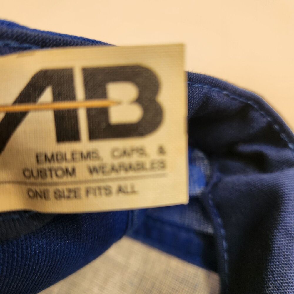 Air Force New York NY Air Guard C-5A Blue Snapback Trucker Hat Cap Blue Vintage - Picture 4 of 5